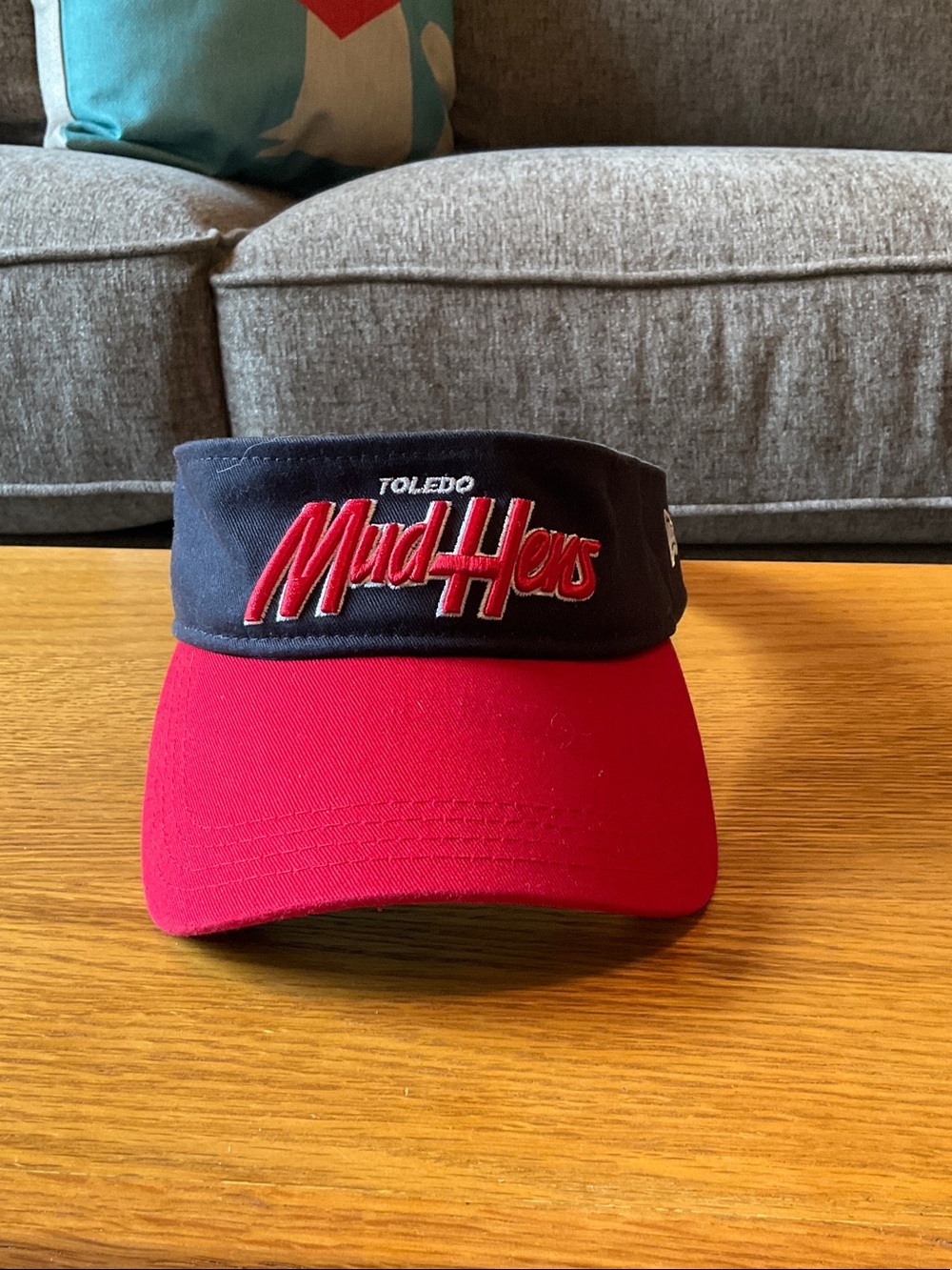 Toledo Mudhens Hens Snap Back Visor, Excellent Condition!